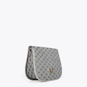 Lola Casademunt Bandoleras | Bolsos Pequeños<Bandolera gris jacquard NEGRO-GRIS