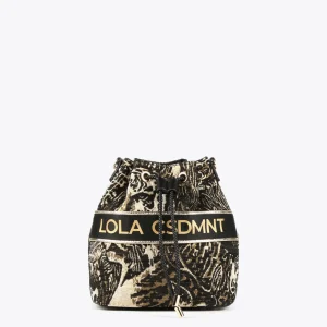 Lola Casademunt Animal Print | Bolsos De Hombro<Bandolera jacquard NEGRO-METAL