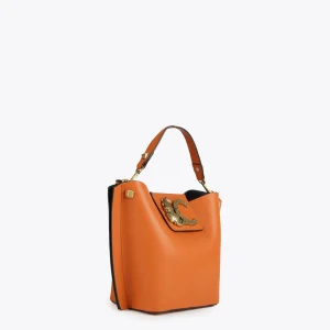 Lola Casademunt Bandoleras | Bolsos Pequeños<Bandolera logo animal CAMEL