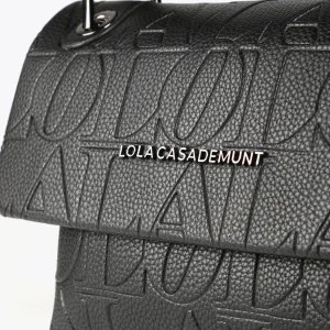 Lola Casademunt Bolsos De Hombro | Bandoleras<Bandolera logo grabado NEGRO