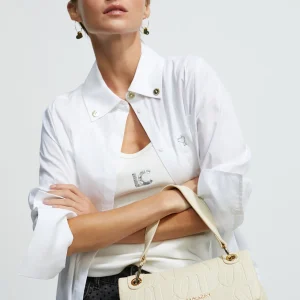 Lola Casademunt Bolsos De Hombro | Bolsos Pequeños<Bandolera logo grabado NEGRO