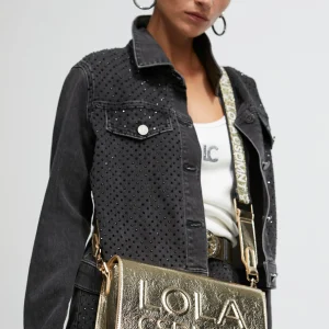 Lola Casademunt Bandoleras | Bolsos Pequeños<Bandolera metalizada DORADO