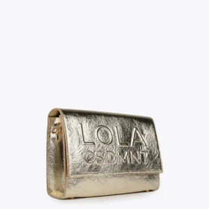 Lola Casademunt Bandoleras | Bolsos Pequeños<Bandolera metalizada DORADO