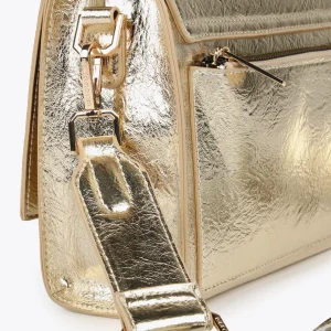 Lola Casademunt Bandoleras | Bolsos Pequeños<Bandolera metalizada DORADO