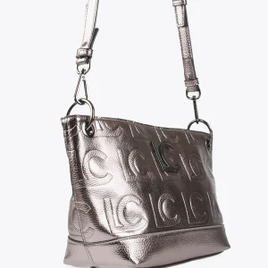 Lola Casademunt Bolsos<Bandolera metalizada en efecto piel DORADO
