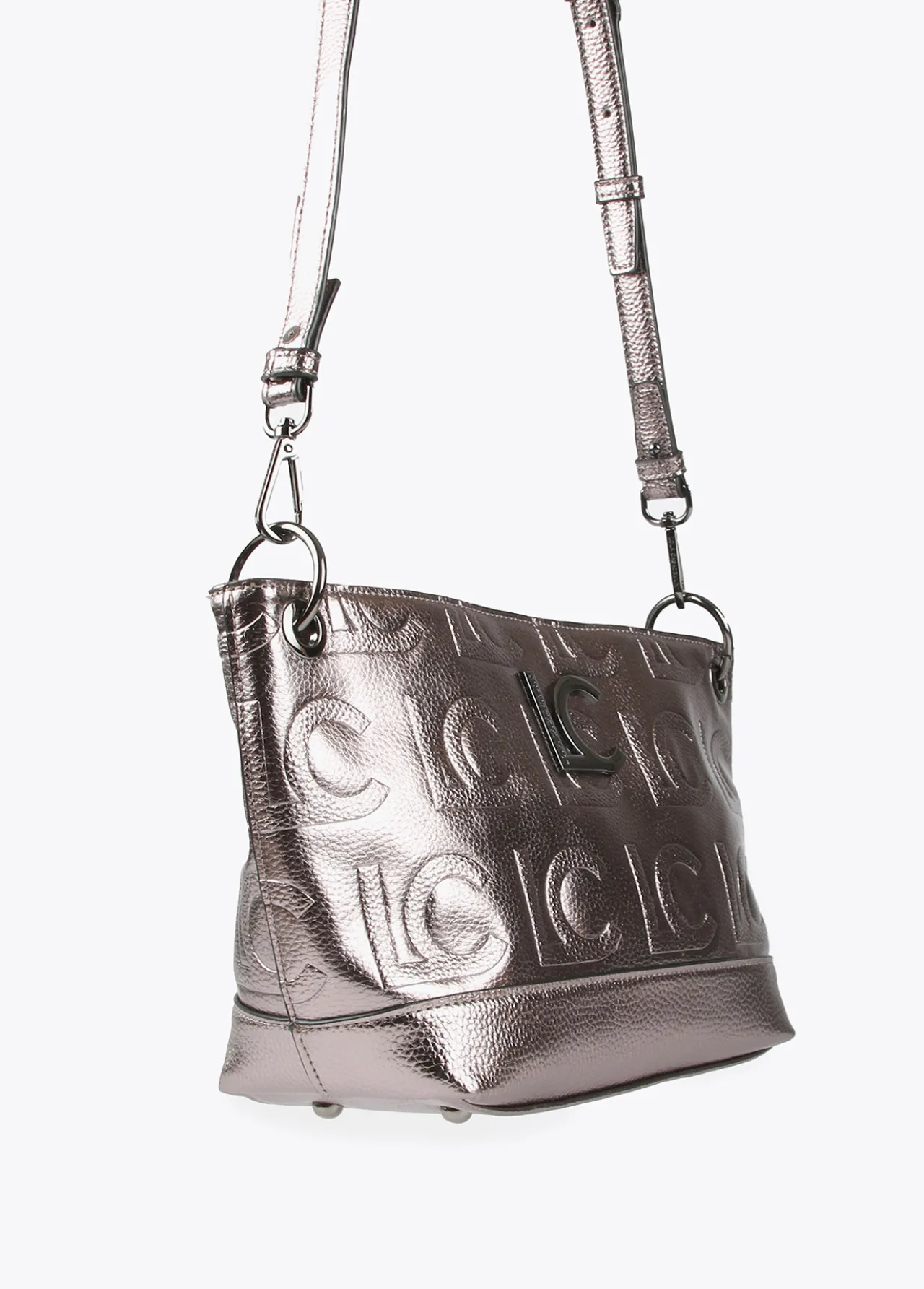 bandolera_metalizada_en_efecto_piel_2.webp Lola Casademunt Bolsos<Bandolera metalizada en efecto piel DORADO