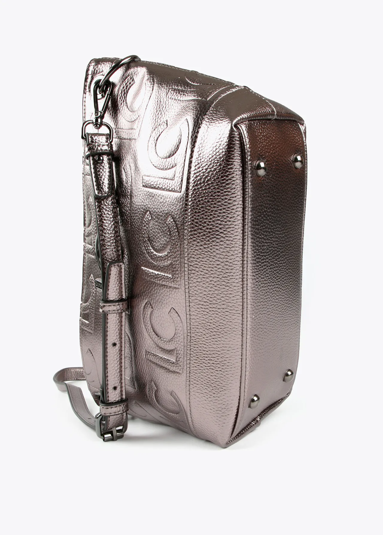 bandolera_metalizada_en_efecto_piel_5.webp Lola Casademunt Bolsos<Bandolera metalizada en efecto piel DORADO
