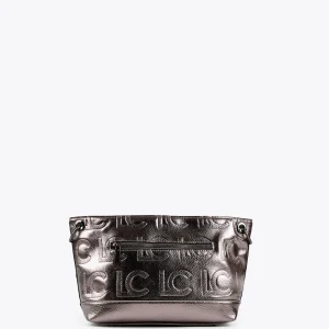 Lola Casademunt Bolsos<Bandolera metalizada en efecto piel DORADO