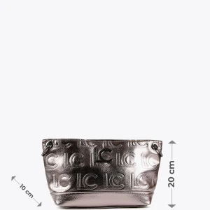 Lola Casademunt Bolsos<Bandolera metalizada en efecto piel DORADO