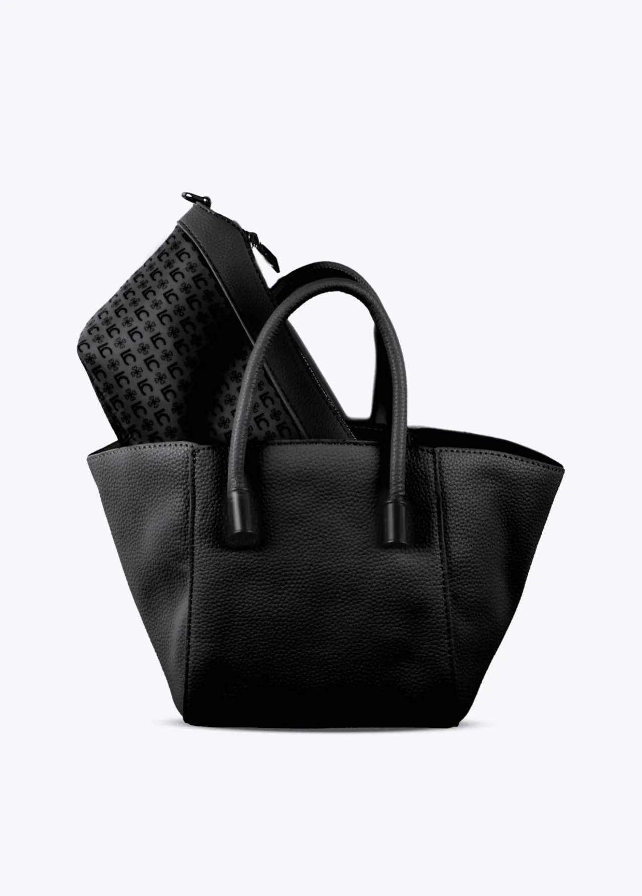 bandolera_mini_shopper_1.webp Lola Casademunt Bandoleras | Bolsos Pequeños<Bandolera mini shopper FUCSIA