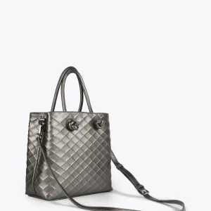 Lola Casademunt Bolsos De Mano Y Neceseres | Bandoleras<Bandolera rombos relieve GRIS