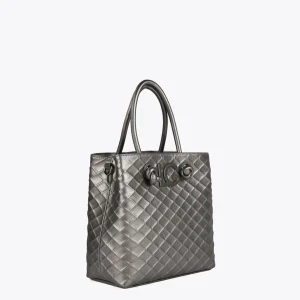 Lola Casademunt Bolsos De Mano Y Neceseres | Bandoleras<Bandolera rombos relieve GRIS