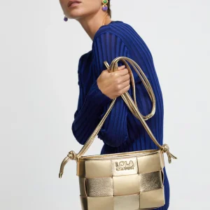 Lola Casademunt Bandoleras | Bolsos Pequeños<Bandolera trenzada DORADO