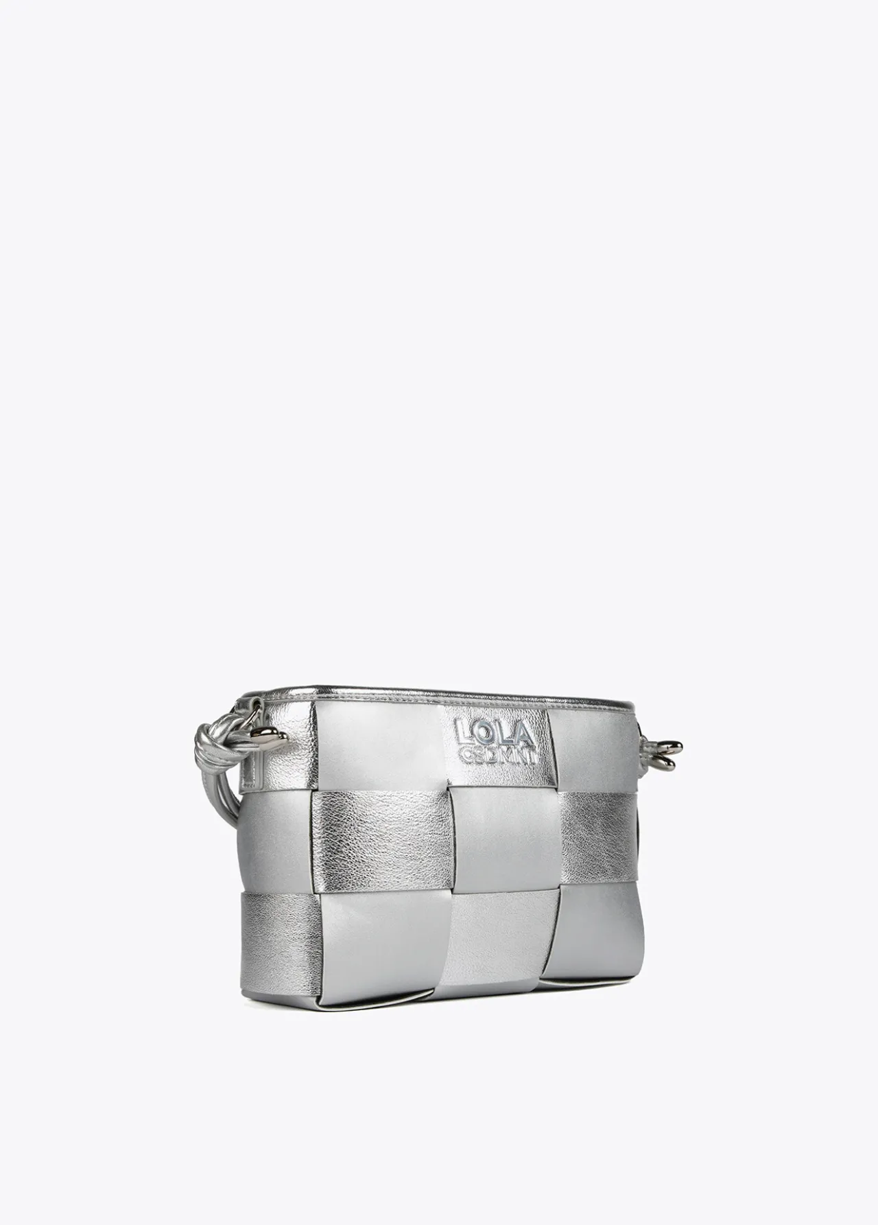 bandolera_trenzada_2.webp Lola Casademunt Bandoleras | Bolsos Pequeños<Bandolera trenzada DORADO