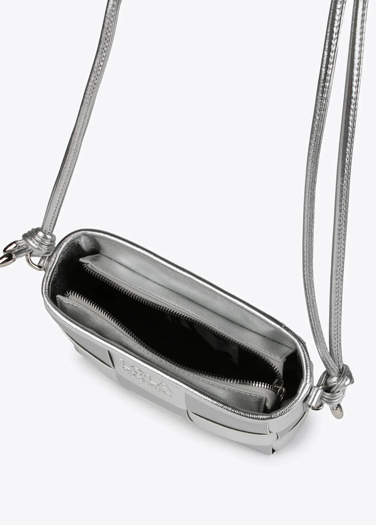bandolera_trenzada_3.webp Lola Casademunt Bandoleras | Bolsos Pequeños<Bandolera trenzada DORADO
