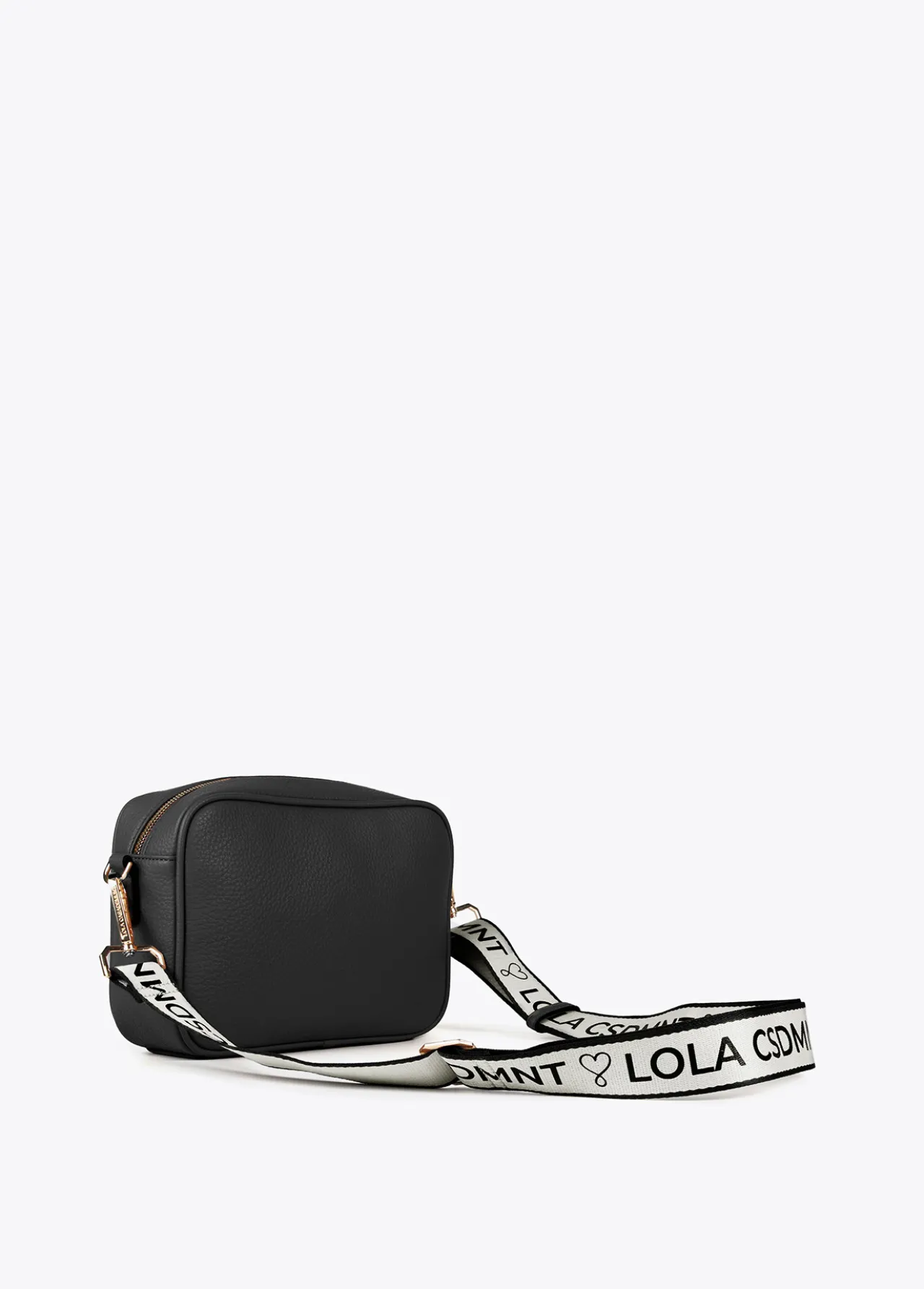 bandolera_troquelada_3-1.webp Lola Casademunt Bandoleras | Bolsos Pequeños<Bandolera troquelada MARRON