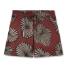 Lola Casademunt Pantalones<Bermuda estampada ROJO-NEGRO