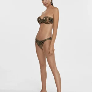 Lola Casademunt Baño<Bikini animal print fantasia NEGRO-MARRON