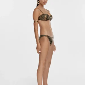 Lola Casademunt Baño<Bikini animal print fantasia NEGRO-MARRON
