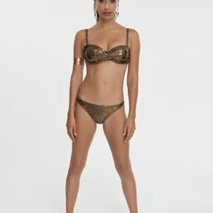 Lola Casademunt Baño<Bikini animal print fantasia NEGRO-MARRON