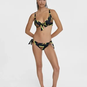 Lola Casademunt Baño<Bikini estampado maxi logo NEGRO-VERDE