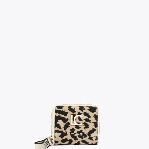 Lola Casademunt Accesorios | Bolsos<Biletero pequeño animal print CRUDO-MARRON