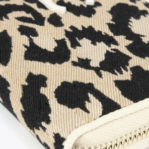 Lola Casademunt Accesorios | Bolsos<Billetero grande animal print CRUDO-MARRON