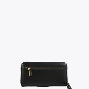 Lola Casademunt Accesorios | Bolsos<Billetero grande con logo NEGRO