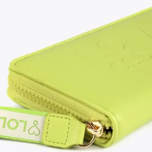 Lola Casademunt Accesorios<Billetero grande logo con relieve FUCSIA