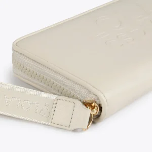Lola Casademunt Accesorios<Billetero grande logo con relieve FUCSIA