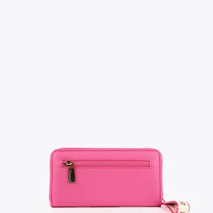 Lola Casademunt Accesorios | Bolsos<Billetero grande logo con relieve FUCSIA