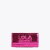 Lola Casademunt Carteras Y Monederos<Billetero grande metalizado FUCSIA