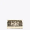 Lola Casademunt Carteras Y Monederos<Billetero grande metalizado FUCSIA