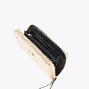 Lola Casademunt Accesorios | Bolsos<Billetero grande metalizado DORADO