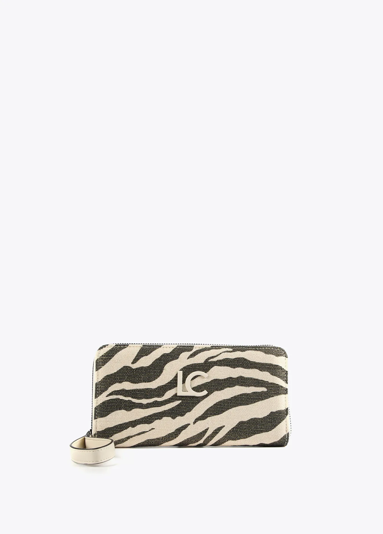 billetero_grande_tejido_zebra_0.webp Lola Casademunt Accesorios<Billetero grande tejido zebra CRUDO-MARRON