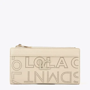 Lola Casademunt Carteras Y Monederos<Billetero grande troquelado CRUDO