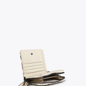 Lola Casademunt Accesorios<Billetero pequeño animal print CRUDO-MARRON