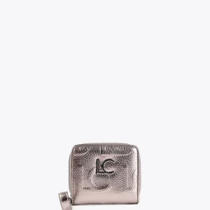 Lola Casademunt Accesorios | Bolsos<Billetero pequeño metalizao DORADO