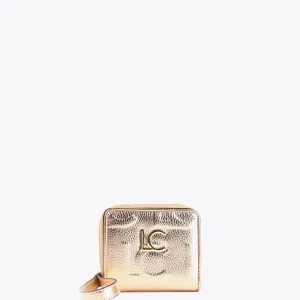 Lola Casademunt Accesorios | Bolsos<Billetero pequeño metalizao DORADO