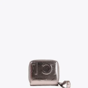 Lola Casademunt Accesorios | Bolsos<Billetero pequeño metalizao DORADO