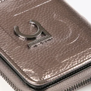 Lola Casademunt Accesorios | Bolsos<Billetero pequeño metalizao DORADO