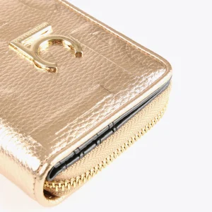 Lola Casademunt Accesorios | Bolsos<Billetero pequeño metalizao DORADO
