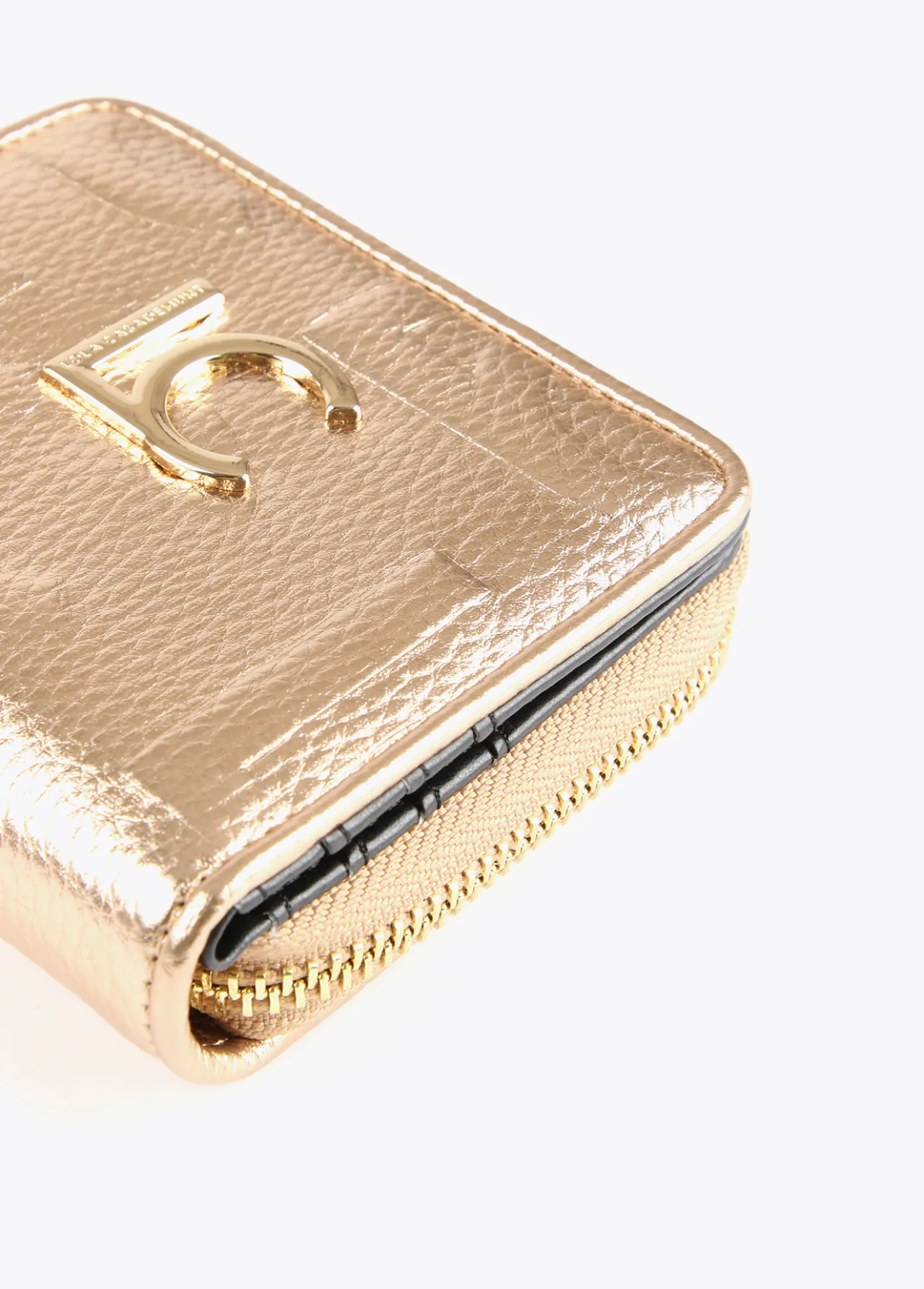 billetero_pequeo_metalizao_4.webp Lola Casademunt Accesorios | Bolsos<Billetero pequeño metalizao DORADO
