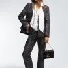 Lola Casademunt Animal Print | Americanas Y Blazers<Blazer animal print NEGRO-VERDE