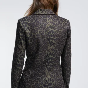 Lola Casademunt Animal Print | Americanas Y Blazers<Blazer animal print NEGRO-VERDE