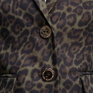 Lola Casademunt Animal Print | Americanas Y Blazers<Blazer animal print NEGRO-VERDE
