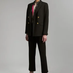 Lola Casademunt Americanas Y Blazers<Blazer botón animal GRISOSCURO