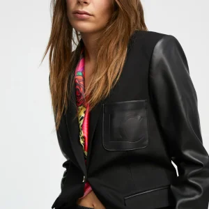 Lola Casademunt Americanas Y Blazers<Blazer combinada NEGRO