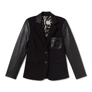 Lola Casademunt Americanas Y Blazers<Blazer combinada NEGRO