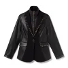 Lola Casademunt Americanas Y Blazers<Blazer detalle eyelets NEGRO